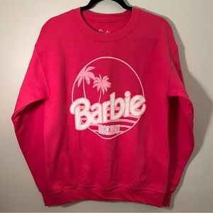 NWOT Barbie Malibu Hot Pink Crewneck Size S